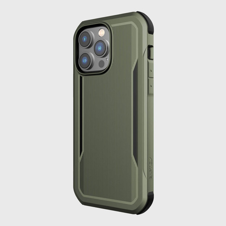 Raptic X-Doria Fort Case etui iPhone 14 Pro Max z MagSafe pancerny pokrowiec zielony