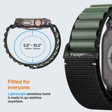 SPIGEN PASEK WBF1 DO APPLE WATCH 44 45 46 49 MM WODOODPORNY