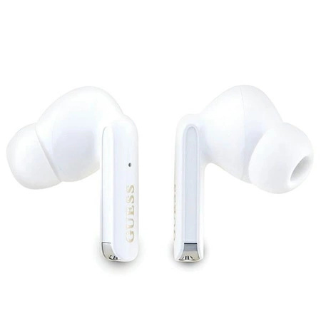 Słuchawki Bluetooth TWS Guess Glitter Gradient ze stacją dokującą - fioletowe
