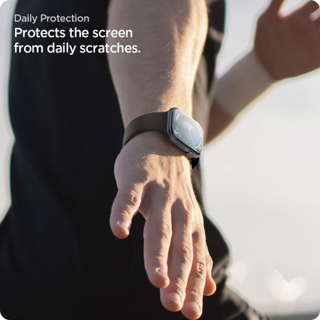 SPIGEN FOLIA HYDROŻELOWA DO APPLE WATCH 10 42MM ELITE SHIELD EZ FIT 2-PACK