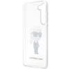 Etui Karl Lagerfeld KLHCS23SHNIKTCT S23 S911 - przezroczyste hardcase Ikonik Etui Karl Lagerfeld