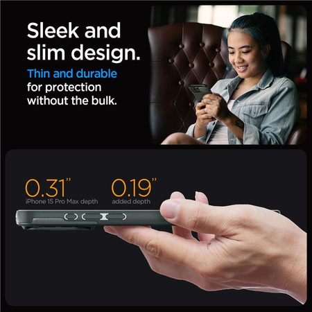 SPIGEN OPTIK ARMOR MAG MAGSAFE IPHONE 15 PRO MAX ABYSS GREEN