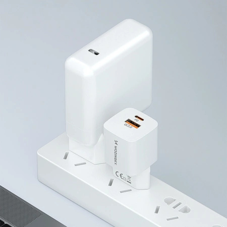 WOZINSKY ŁADOWARKA 20W USB-C USB-A DO TELEFONÓW IPHONE SZYBKIE ŁADOWANIE PD