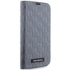 Etui Karl Lagerfeld KLBKP14XSAKLHPG na iPhone 14 Pro Max 6.7" bookcase - srebrne Saffiano Monogram