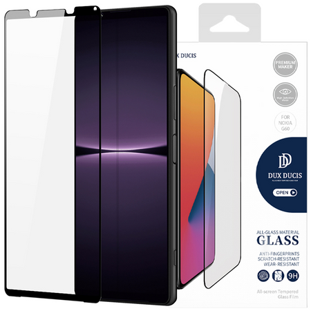 Dux Ducis 10D Tempered Glass szkło hartowane do Sony Xperia 1 V 9H z czarną ramką