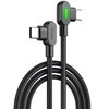 Mcdodo Phone cable Fast charging Angle 90°, LED, USB-C PD 2m black 60W
