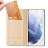 Dux Ducis Skin Pro kabura etui pokrowiec z klapką Samsung Galaxy S22+ (S22 Plus) złoty