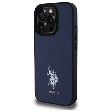 U.S. POLO ASSN. ETUI DO IPHONE 15 PRO MAX 6.7 Z DZIANINOWYM WZOREM I