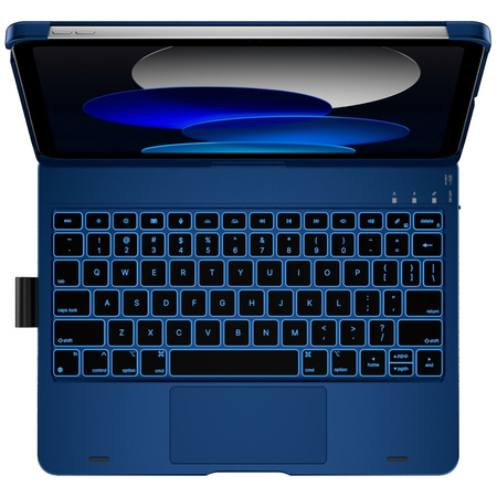 Etui Typecase Flexbook Touch             z klawiaturą do iPad 11" (A16) 2025 / iPad 10.9" 2022 ciemno niebieski
