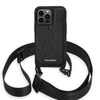Karl Lagerfeld KLHCP14LSTMMK iPhone 14 Pro 6,1" hardcase czarny/black Monogram Plaque Logo Strap