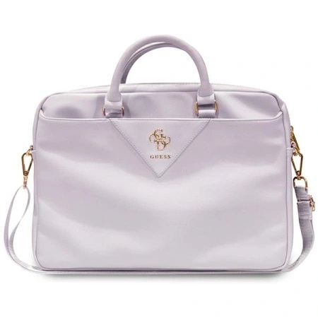 Guess Torba GUCB15ZPGSTEGU 16fioletowy/purple Triangle 4G