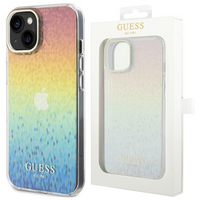 Etui Guess IML Faceted Mirror Disco Iridescent na iPhone 15 - wielokolorowe