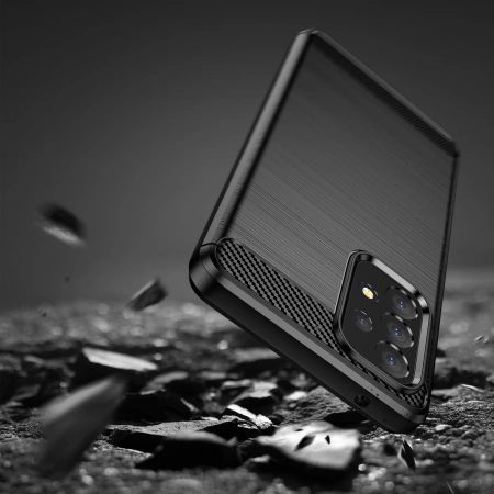 HURTEL CARBON CASE ELASTYCZNE ETUI DO SAMSUNG GALAXY A53 5G Z OCHRONĄ