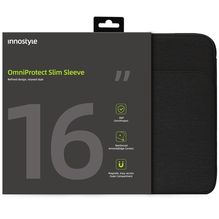 INNOSTYLE TORBA NA LAPTOPA 16" WODOODPORNA ETUI OMNIPROTECT SLIM CZARNA