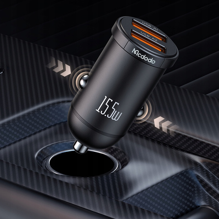 MCDODO POWERFUL FAST PHONE CHARGER SMALL 2X USB 15.5W LED