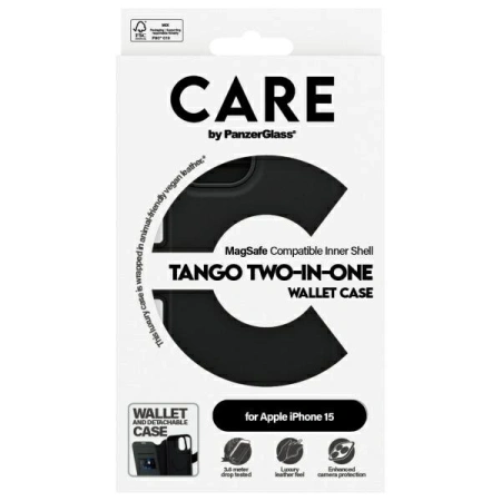 PANZERGLASS ETUI MAGNETYCZNE WALLET DO MAGSAFE DO IPHONE 15 Z FUNKCJĄ