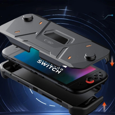 TECH-PROTECT ETUI CARBONOX DO NINTENDO SWITCH 2 OCHRONNE WZMOCNIONE
