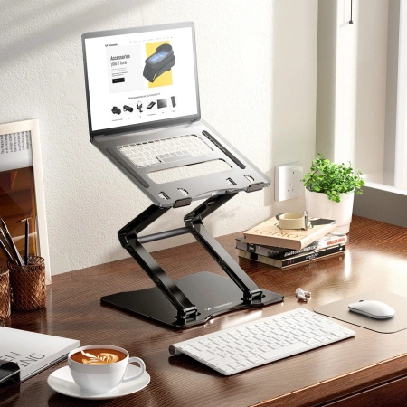 WOZINSKY PODSTAWKA ALUMINIOWA DO LAPTOPÓW Z GRATISOWĄ PODSTAWKĄ DO TELEFONU