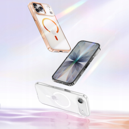 INNOSTYLE ETUI MAGNETYCZNE CASE WZMOCNIONE DO MAGSAFE IPHONE 17 PRO SREBNE