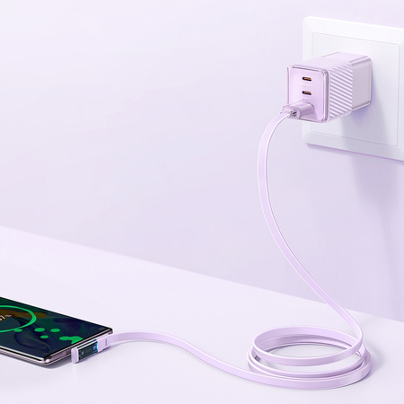 MCDODO KABEL USB-C KĄTOWY SZYBKIE ŁADOWANIE USB TYP C 6A 100W NIEBIESKI 1M