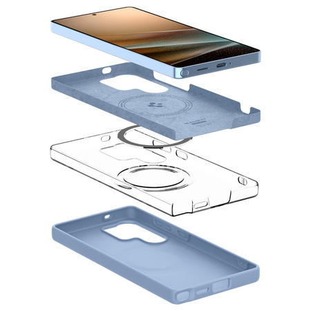 SPIGEN SILICONE FIT DO MAGSAFE CASE DO GALAXY S25 ULTRA OCHRONA