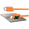 Kabel USAMS SJ773 PD 60W USB-C/USB-C     1.2m pomarańczowy