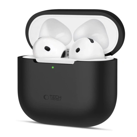 TECH-PROTECT POKROWIEC DO AIRPODS 4 SILIKONOWE Z OCHRONĄ PRZED