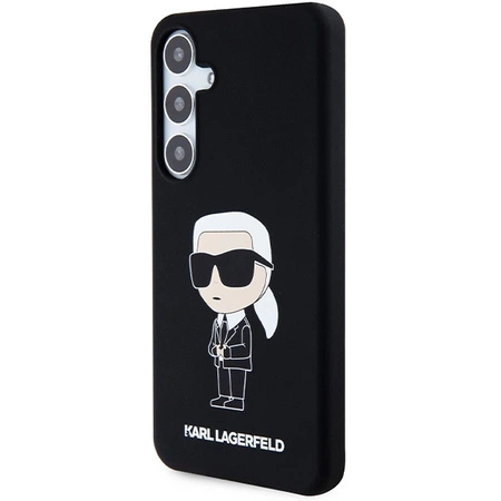 Etui Karl Lagerfeld Silicone Ikonik na Samsung Galaxy S24+ - czarne