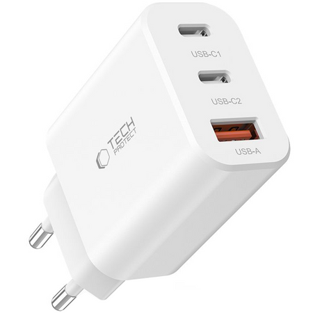 TECH-PROTECT ŁADOWARKA NC30W 3-PORT DO TELEFONÓW PD30W QC3.0 MAŁE ROZMIARY