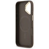 Etui Guess 4G Stripe MagSafe do iPhone   17 brązowy