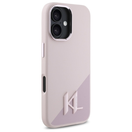 KARL LAGERFELD CASE DO IPHONE 16 6.1 DO MAGSAFE HARDCASE SILICONE SHADOW