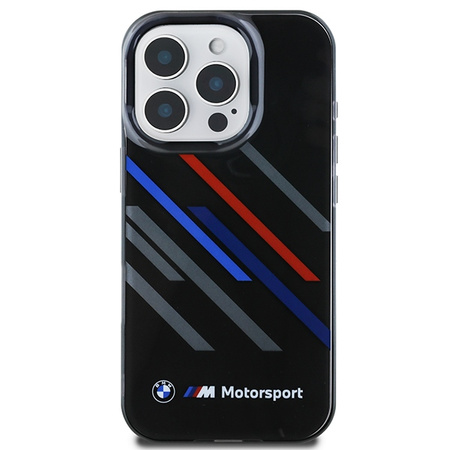 BMW ETUI HARDCASE DO IPHONE 16 PRO MOTORSPORT STRIPES IML KOMPATYBILNE