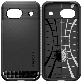 SPIGEN POKROWIEC RUGGED ARMOR DO GOOGLE PIXEL 8A KOMPATYBILNE Z UPADKAMI