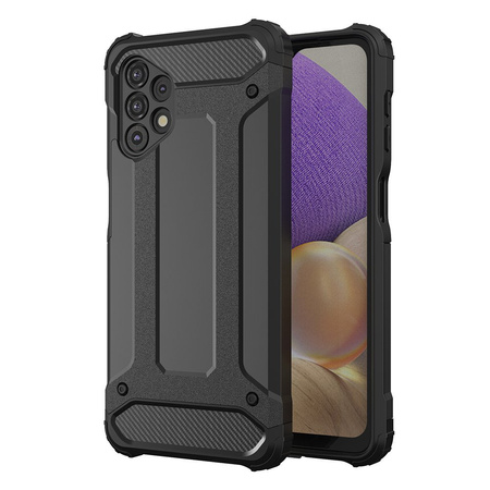 Hybrid Armor pancerne hybrydowe etui pokrowiec Samsung Galaxy A32 5G czarny