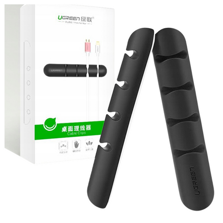 UGREEN ORGANIZER UCHWYT NA KABLE 4 SLOTY DO TELEFONÓW LAPTOPÓW 2