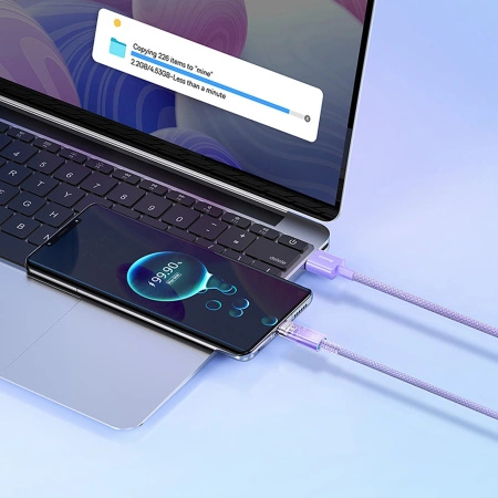BASEUS KABEL USB-A 100W DO TELEFONÓW 1M Z INTELIGENTNYM CZUJNIKIEM