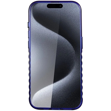 Etui Audi IML MagSafe na iPhone 15 Pro - niebieskie