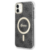 Etui Guess GUHMN61H4STK na iPhone 11 - czarne 4G MagSafe