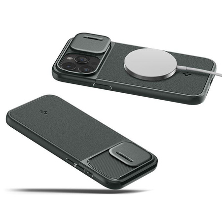 SPIGEN OPTIK ARMOR MAG MAGSAFE IPHONE 15 PRO MAX ABYSS GREEN