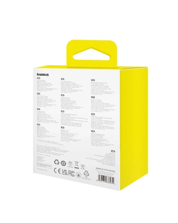 Mini powerbank Baseus 5000mAh 20W + kabel USB-C (20V/3A) - czarny