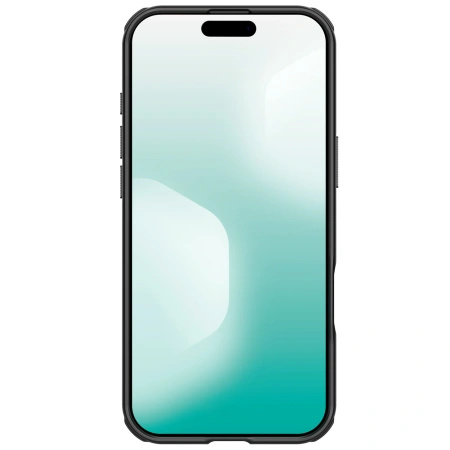 Etui Nillkin Super Frosted Shield Pro kompatybilne z MagSafe na iPhone 17 Air - przezroczyste czarne