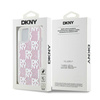DKNY ETUI HARDCASE DO IPHONE 15 14 13 6.1 LIQUID GLITTER MULTILOGO DESIGN
