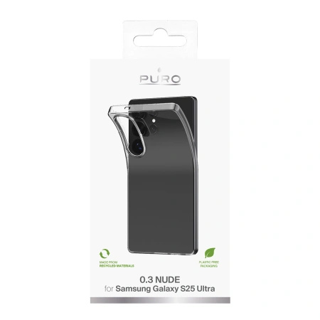 PURO ETUI SILIKONOWE 03 NUDE DO SAMSUNG GALAXY S25 ULTRA PRZEZROCZYSTE