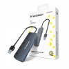 WOZINSKY HUB USB-A 4 PORTY 3.0 DO LAPTOPA KOMPUTERA Z INDYWIDUALNYMI
