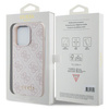 Etui Guess 4G Metal Gold Logo na iPhone 15 Pro - różowe