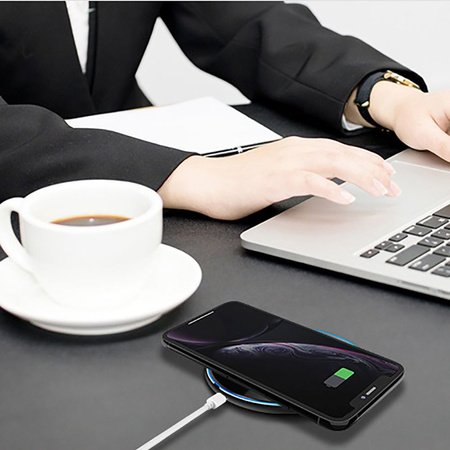 TECH-PROTECT ŁADOWARKA BEZPRZEWODOWA QI 15W DO SMARTFONÓW SZYBKIE ŁADOWANIE