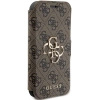 Etui Guess 4G Metal Logo na iPhone 15 Pro Max - brązowe