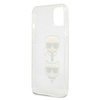 Karl Lagerfeld KLHCP13SKCTUGLS iPhone 13 mini 5,4" srebrny/silver hardcase Glitter Karl`s & Choupette