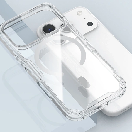 Etui Nillkin Nature TPU Pro kompatybilne z MagSafe na iPhone 17 Pro - białe