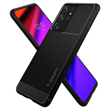 SPIGEN RUGGED ARMOR GALAXY S21 ULTRA MATTE BLACK
